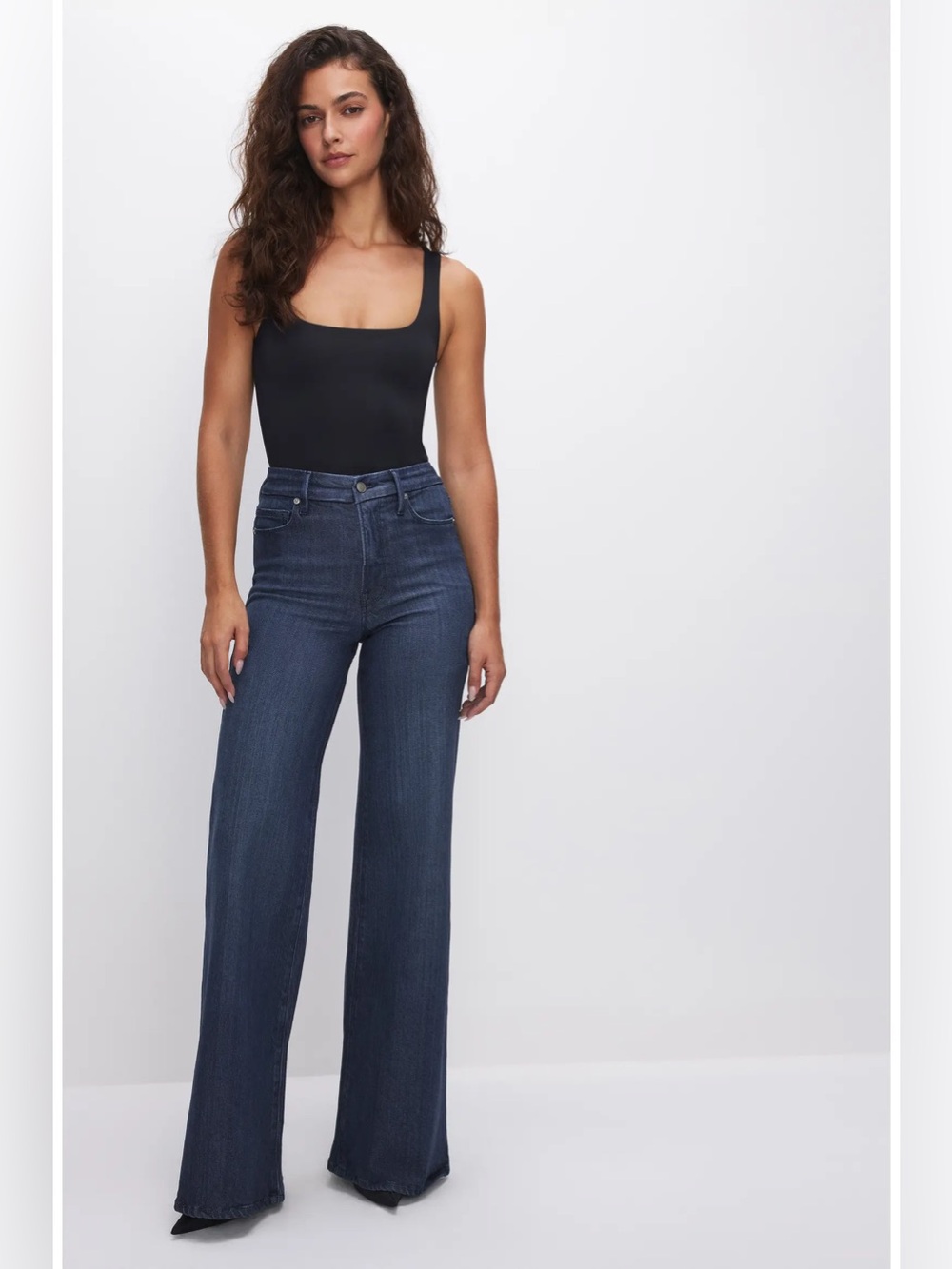 Good American Good Waist Palazzo